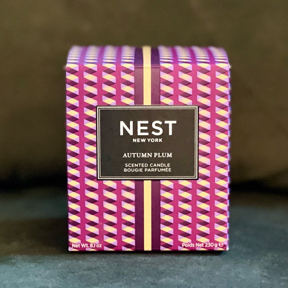 *EMPTY* Nest Autumn Plum candle container